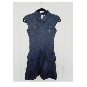 Girls Guess Denim Dress